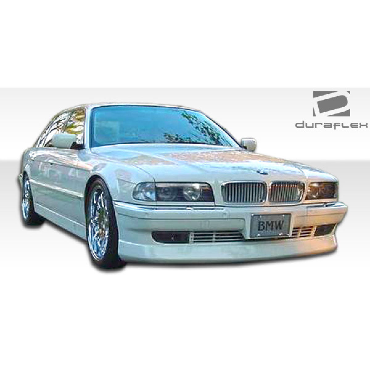 Modify your BMW 7-Series 1995 with our Exterior/Front Bumpers or Lips - Front angle view of the vehicle and part