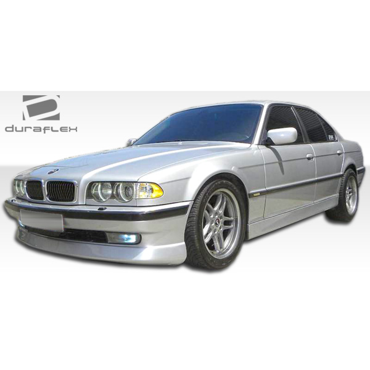 Modify your BMW 7-Series 1995 with our Exterior/Front Bumpers or Lips - Front three quarter angle view of vehicle