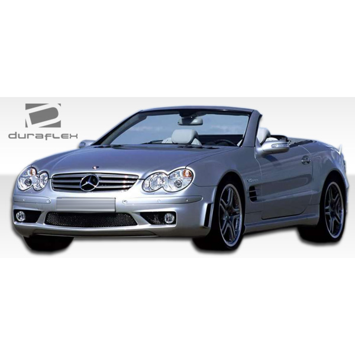 Modify your Mercedes-Benz SL-Class 2003 with our Exterior/Front Bumpers or Lips - Front angle view of the vehicle