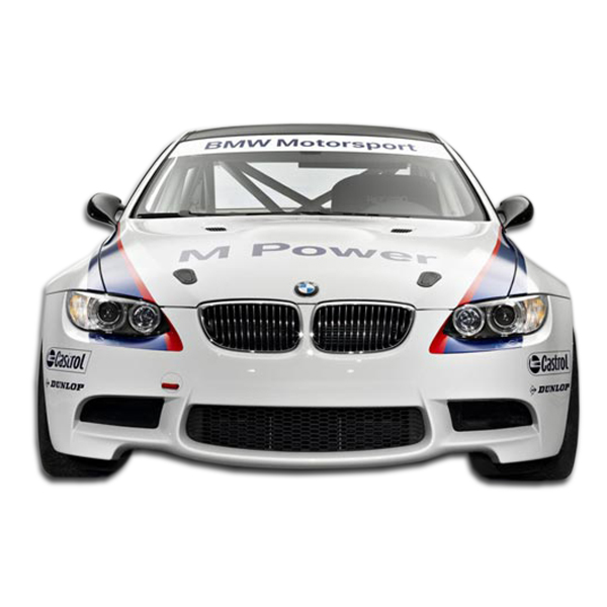 Modify your BMW 3-Series 2007 with our Exterior/Front Bumpers or Lips - Frontal view of vehicle at eye level