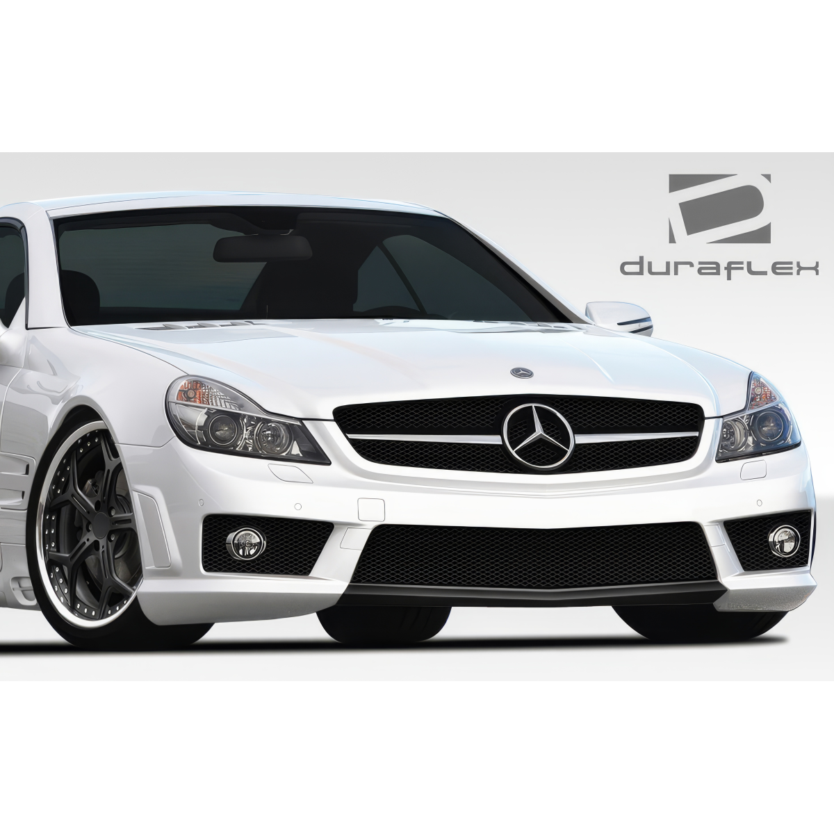 Modify your Mercedes-Benz SL-Class 2009 with our Exterior/Front Bumpers or Lips - The part is viewed from the front angle