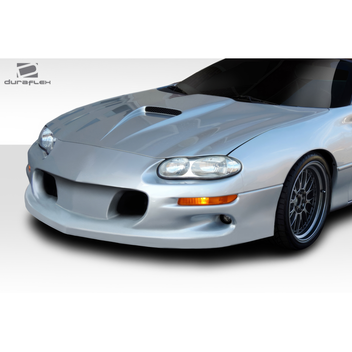 Modify your Chevrolet Camaro 1998 with our Exterior/Front Bumpers or Lips - Front angle view of a car part