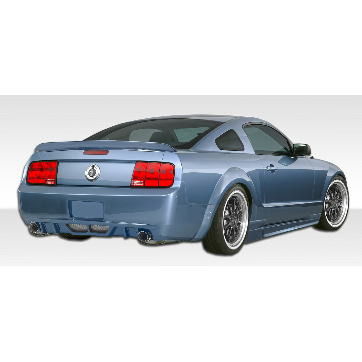 Modify your Ford Mustang 2005 with our Exterior/Complete Body Kits - View from rear quarter at a slight angle