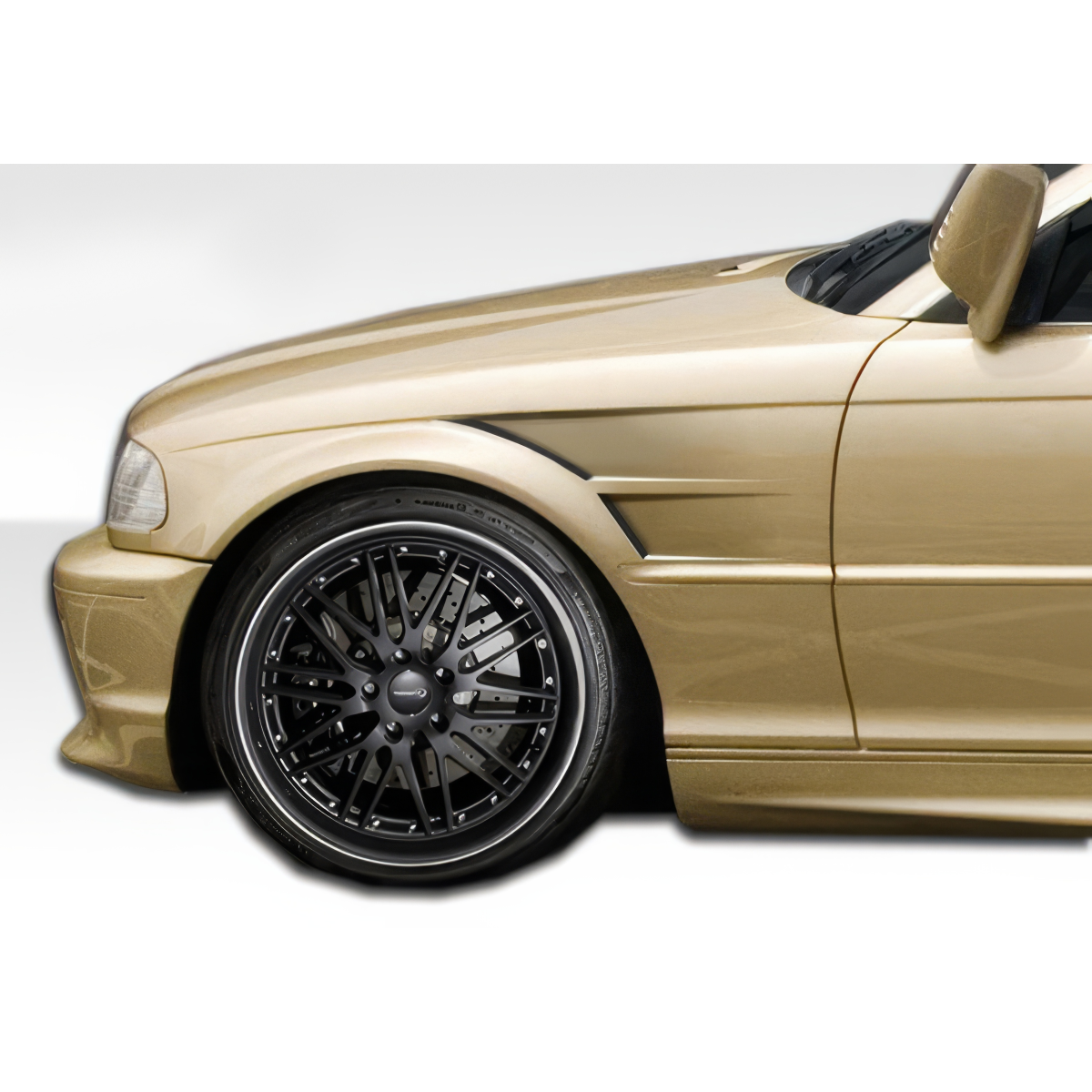 Modify your BMW 3-Series 2000 with our Exterior/Fenders - Side view of vehicle with slight front angle