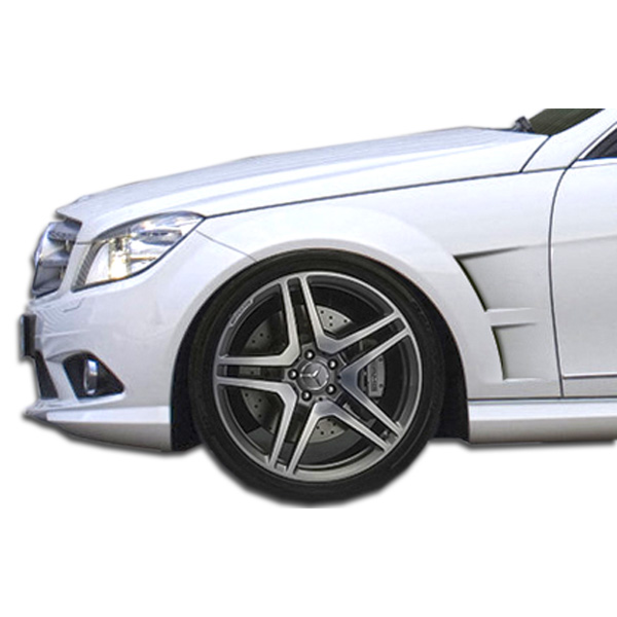 Modify your Mercedes-Benz C300 2008 with our Exterior/Fenders - Front quarter view from slightly above