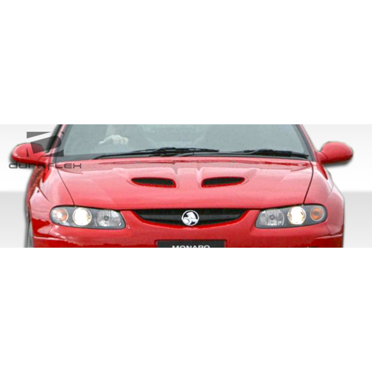 Modify your Pontiac GTO 2004 with our Exterior/Hoods - Front angle view of the vehicle hood