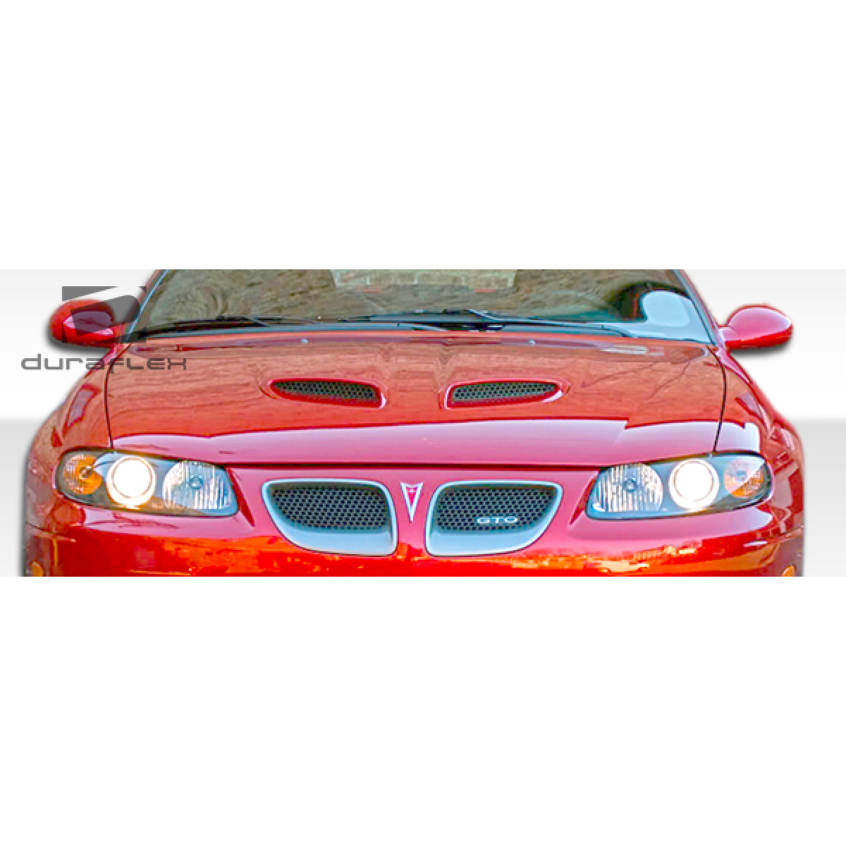 Modify your Pontiac GTO 2004 with our Exterior/Hoods - Front view of the hood at eye level angle