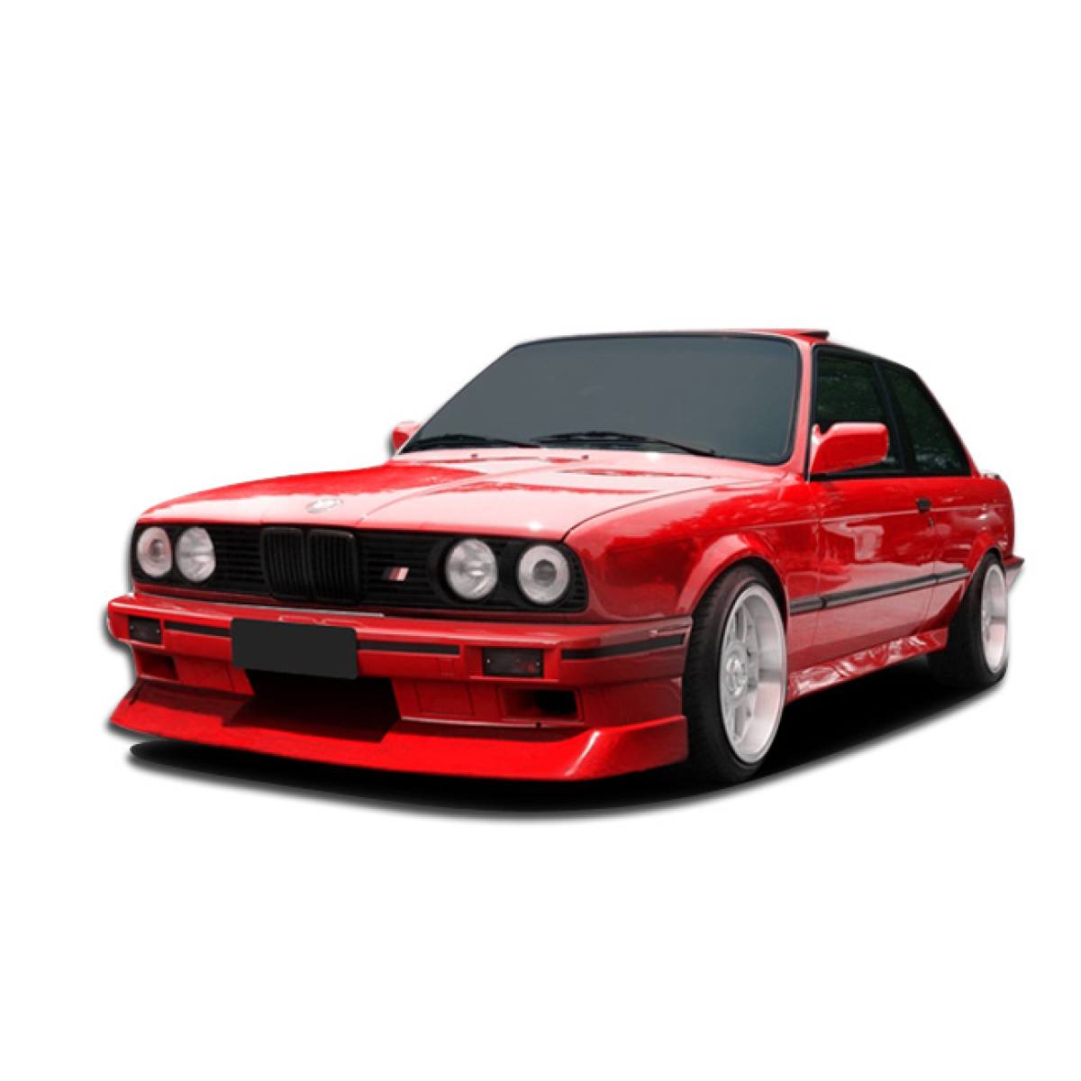 Modify your BMW 3-Series 1984 with our Exterior/Complete Body Kits - Front three quarter view of the car