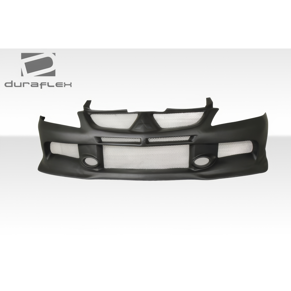 Modify your Mitsubishi Lancer 2004 with our Exterior/Front Bumpers or Lips - Front view showing bumper design features