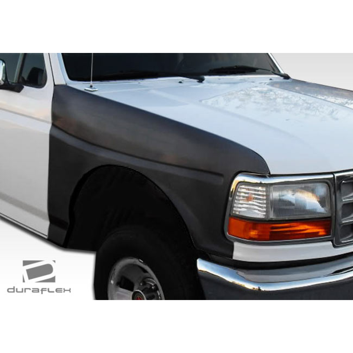 Modify your Ford Bronco 1992 with our Exterior/Fenders - Angle shows front right fender view side profile