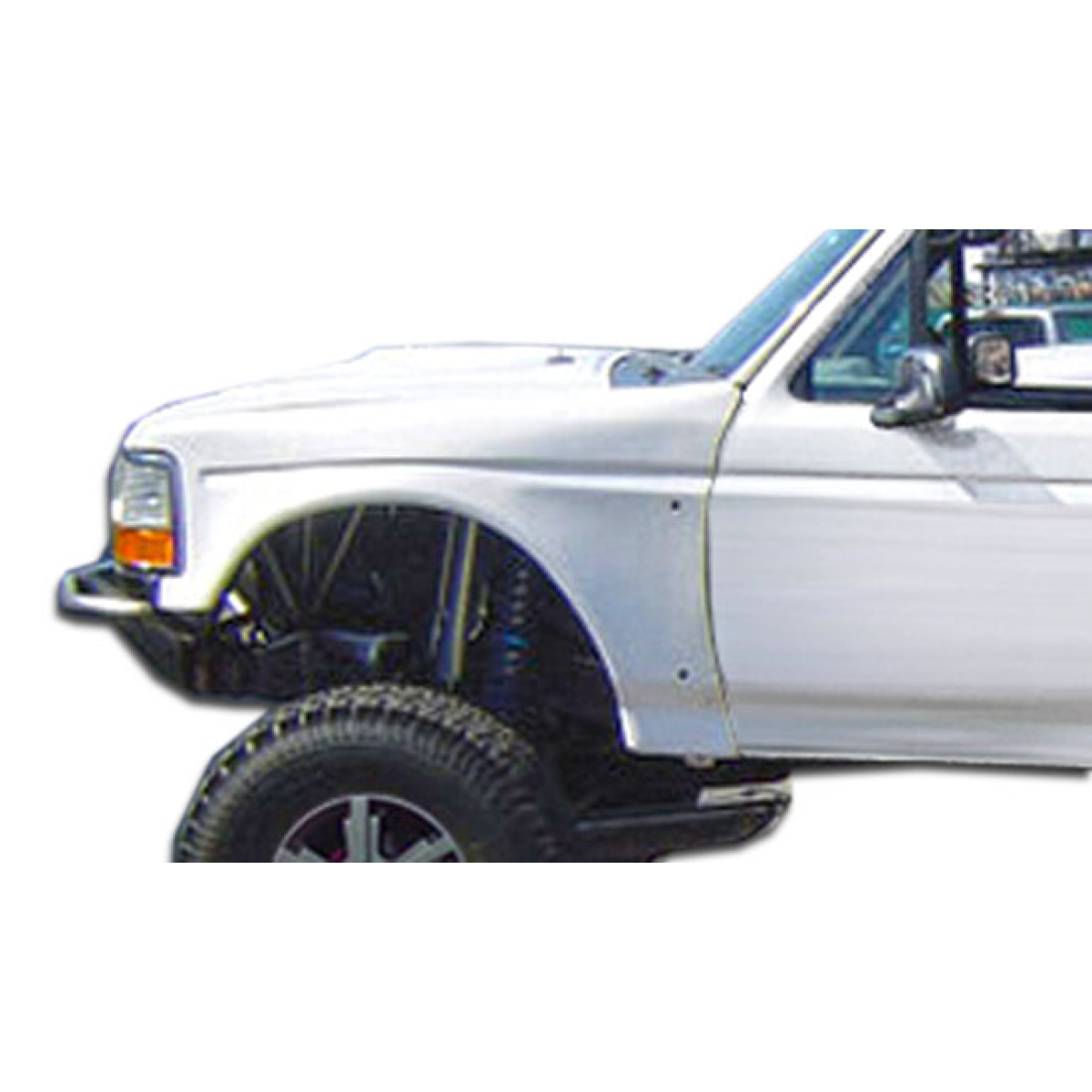 Modify your Ford Bronco 1992 with our Exterior/Fenders - Image shows a front fender at a slight angle