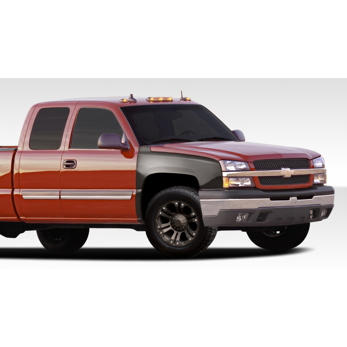 Modify your Chevrolet Silverado 2003 with our Exterior/Fenders - 45 degree angle view of front left fender