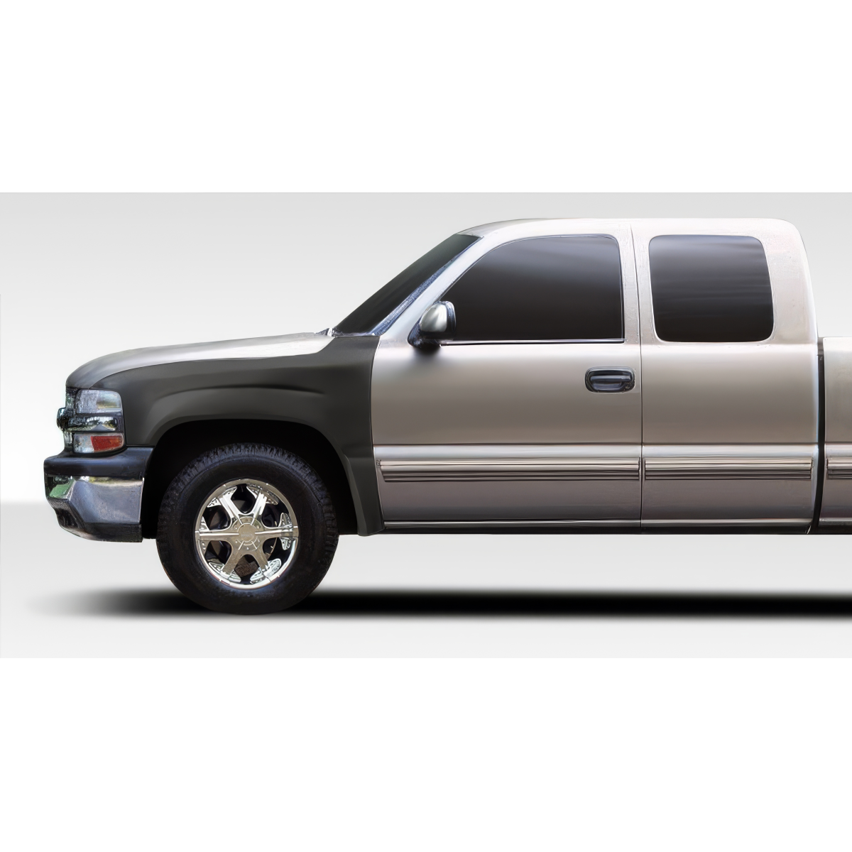 Modify your Chevrolet Silverado 1999 with our Exterior/Fenders - Side view of the vehicle at a right angle