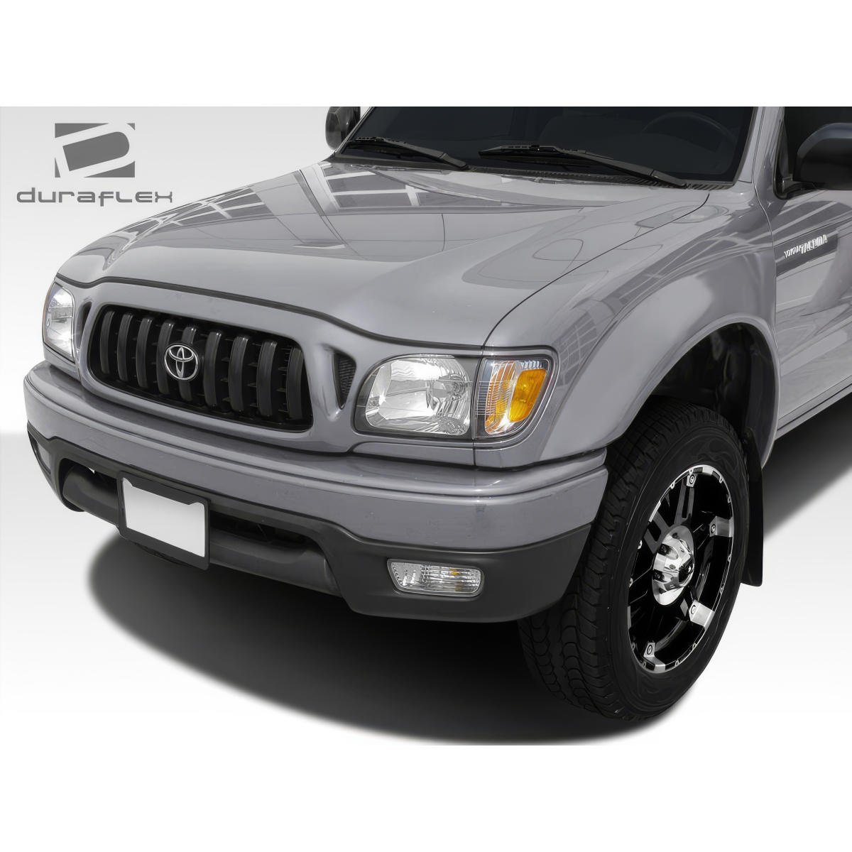 Modify your Toyota Tacoma 1995 with our Exterior/Fenders - Front quarter angle showing fender design details