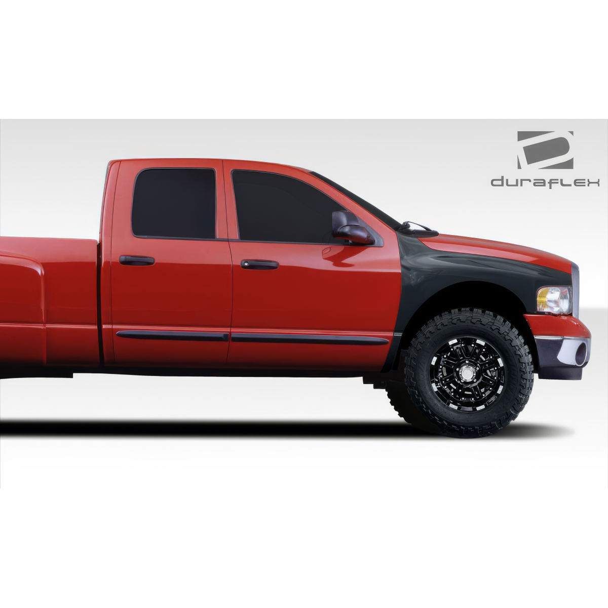 Modify your Dodge Ram 2002 with our Exterior/Fenders - Side view of Dodge Ram fender at 90 degrees