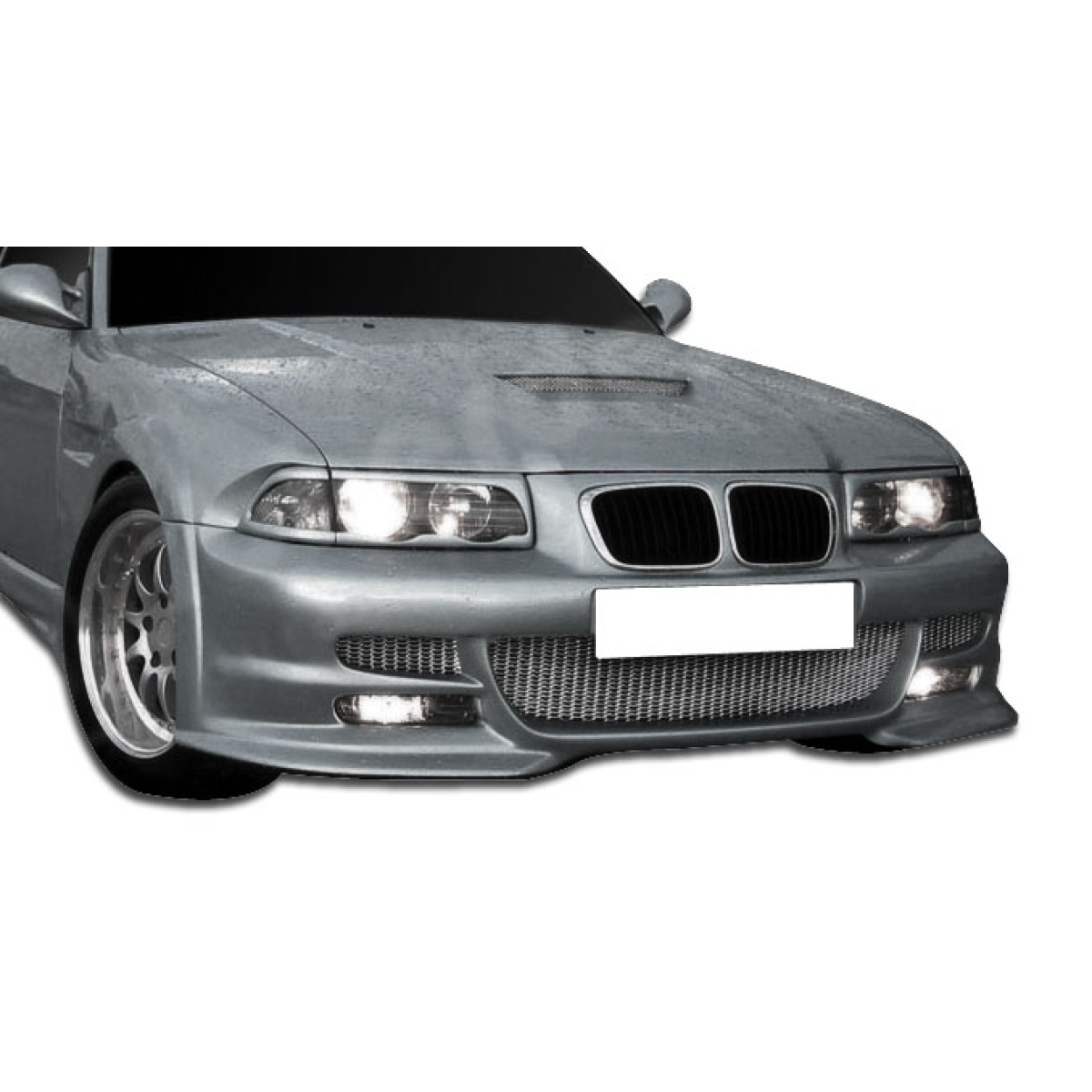 Modify your BMW 3-Series 1992 with our Exterior/Front Bumpers or Lips - Front angle view of BMW 3 Series E36