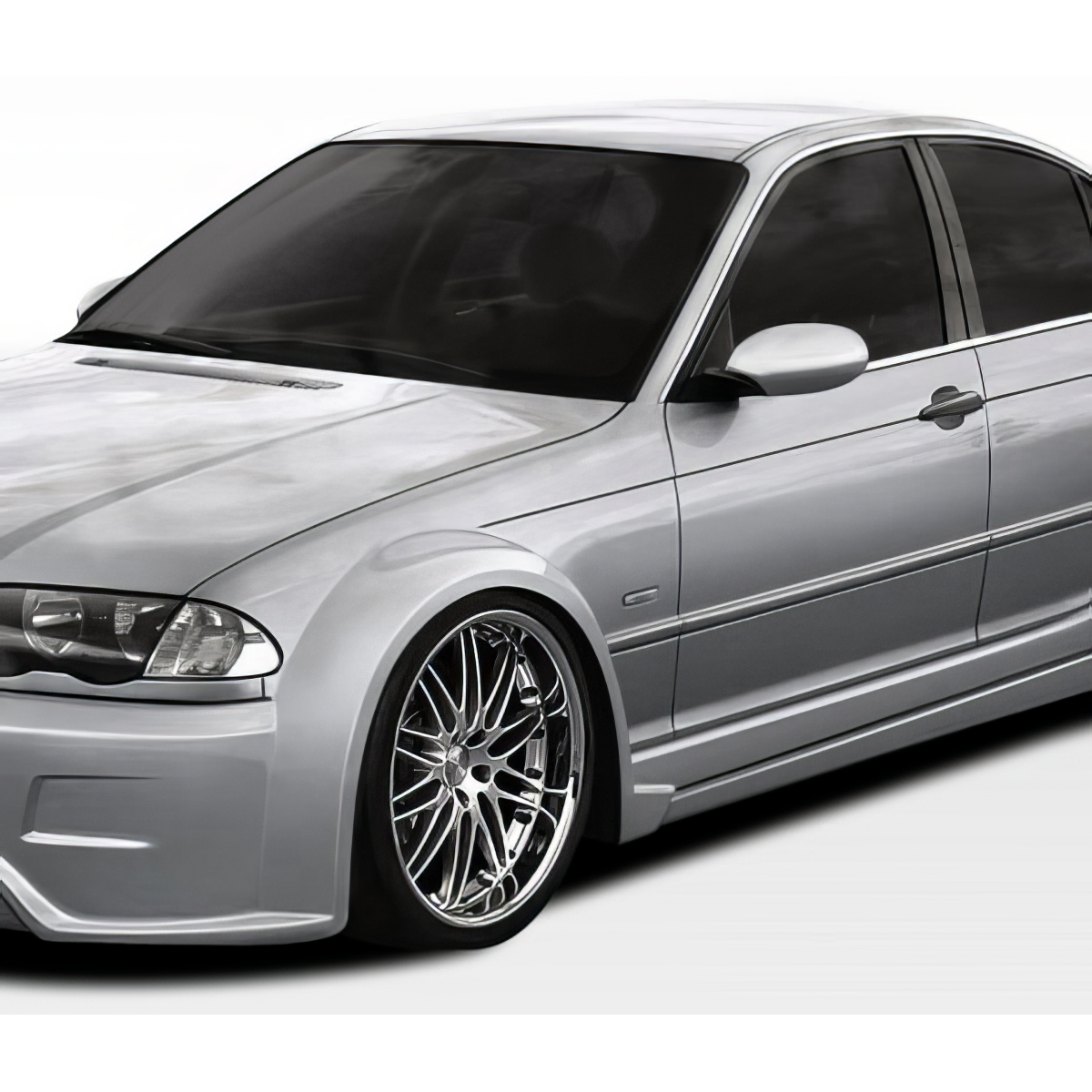 Modify your BMW 3-Series 1999 with our Exterior/Complete Body Kits - Angle shows front three quarter view of the vehicle