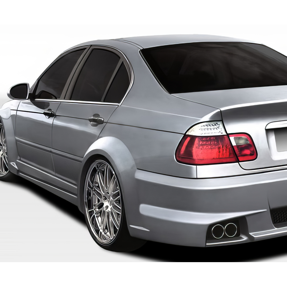 Modify your BMW 3-Series 1999 with our Exterior/Complete Body Kits - Viewed from rear left angle showing rear fender