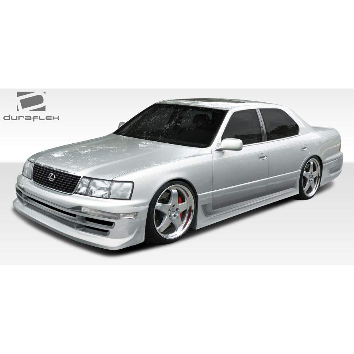 Modify your Lexus LS400 1990 with our Exterior/Front Bumpers or Lips - Front three quarter view of the vehicle