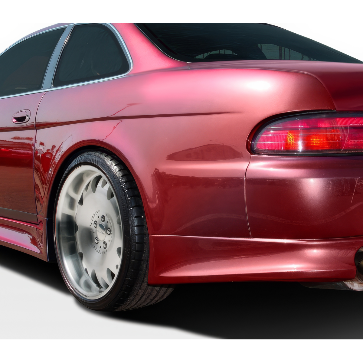 Modify your Lexus SC300 1992 with our Exterior/Fenders - Side angle view of vehicle's rear fender area