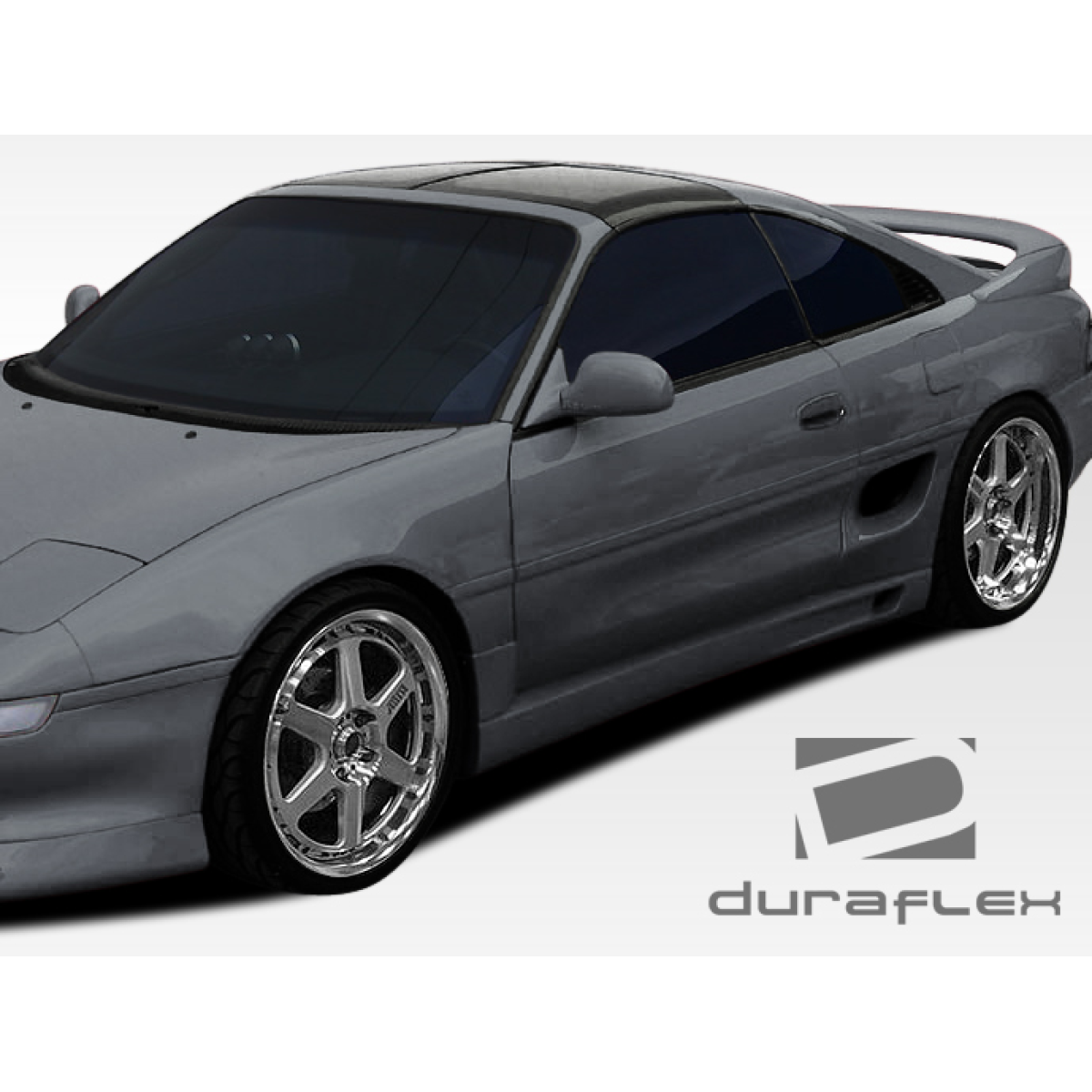 Modify your Toyota MR2 1991 with our Exterior/Side Skirts - Slightly angled front view of the car