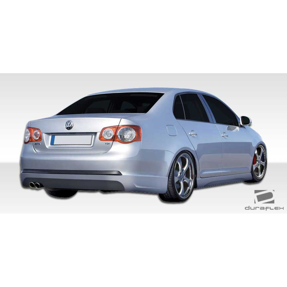 Modify your Volkswagen Golf 2005 with our Exterior/Side Skirts - Rear angle view of the vehicle