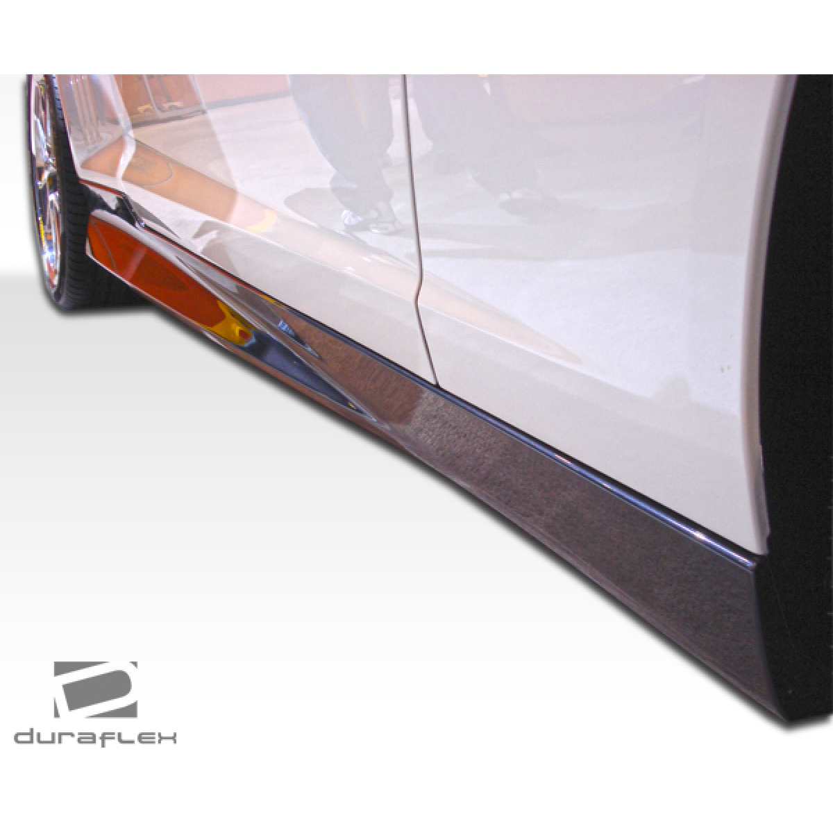 Modify your Chevrolet Camaro 2010 with our Exterior/Side Skirts - Side view angle showcasing side skirts design