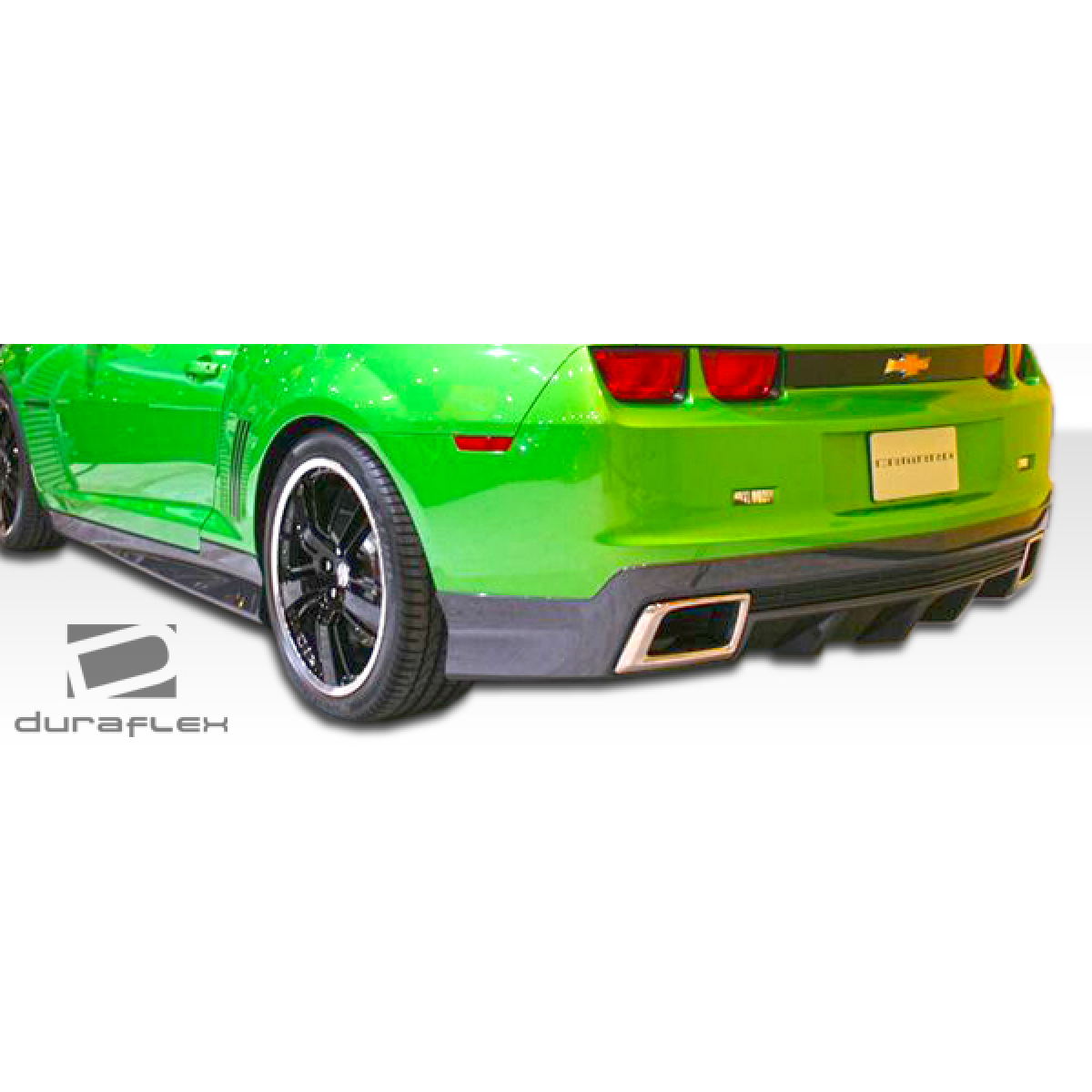 Modify your Chevrolet Camaro 2010 with our Exterior/Side Skirts - The part is viewed from a low rear angle