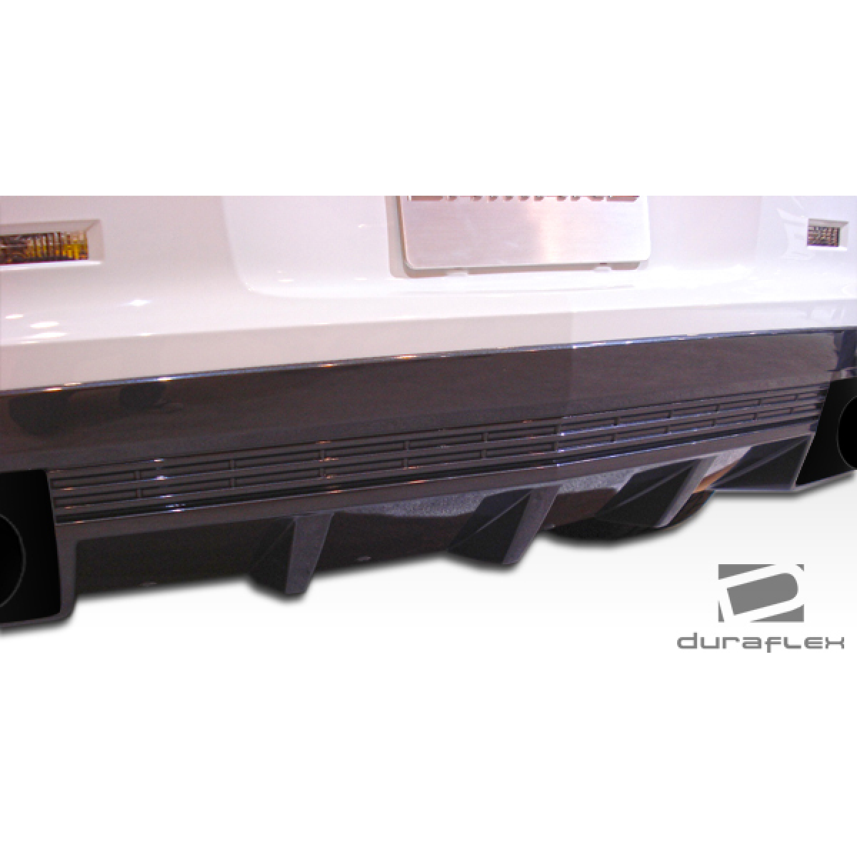 Modify your Chevrolet Camaro 2010 with our Exterior/Complete Body Kits - Rear angle view of bumper with diffuser element