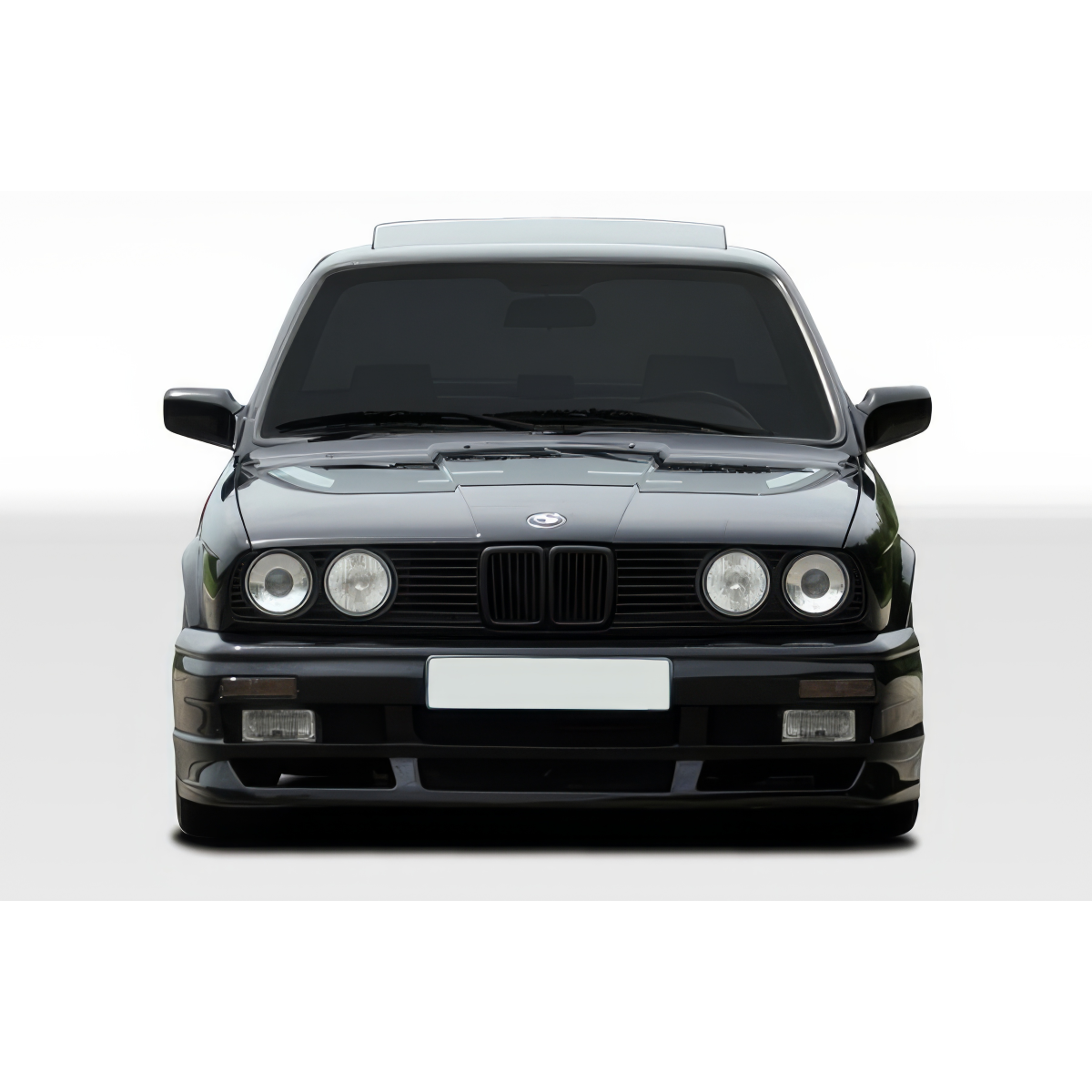 Modify your BMW 3-Series 1984 with our Exterior/Front Bumpers or Lips - Front view of BMW 3 Series E30 car