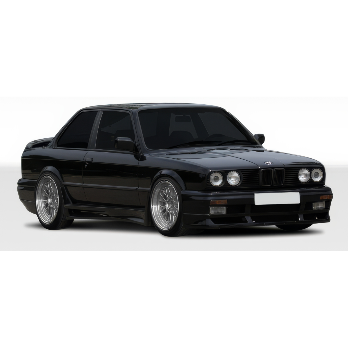 Modify your BMW 3-Series 1984 with our Exterior/Complete Body Kits - Front three quarter view of the car