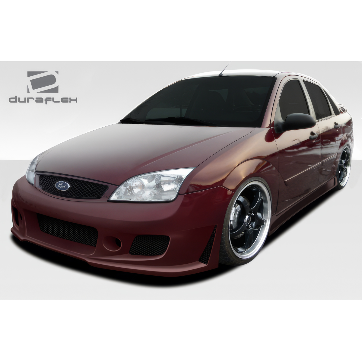 Modify your Ford Focus 2005 with our Exterior/Complete Body Kits - Angled front view showcasing bumper design