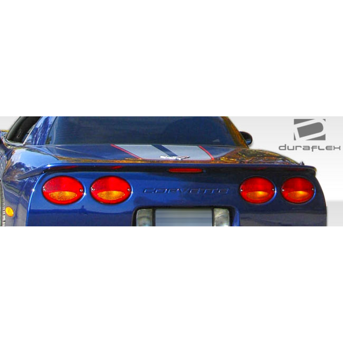 Modify your Chevrolet Corvette 1997 with our Exterior/Wings - Rear angle showing Chevrolet Corvette C5 trunk