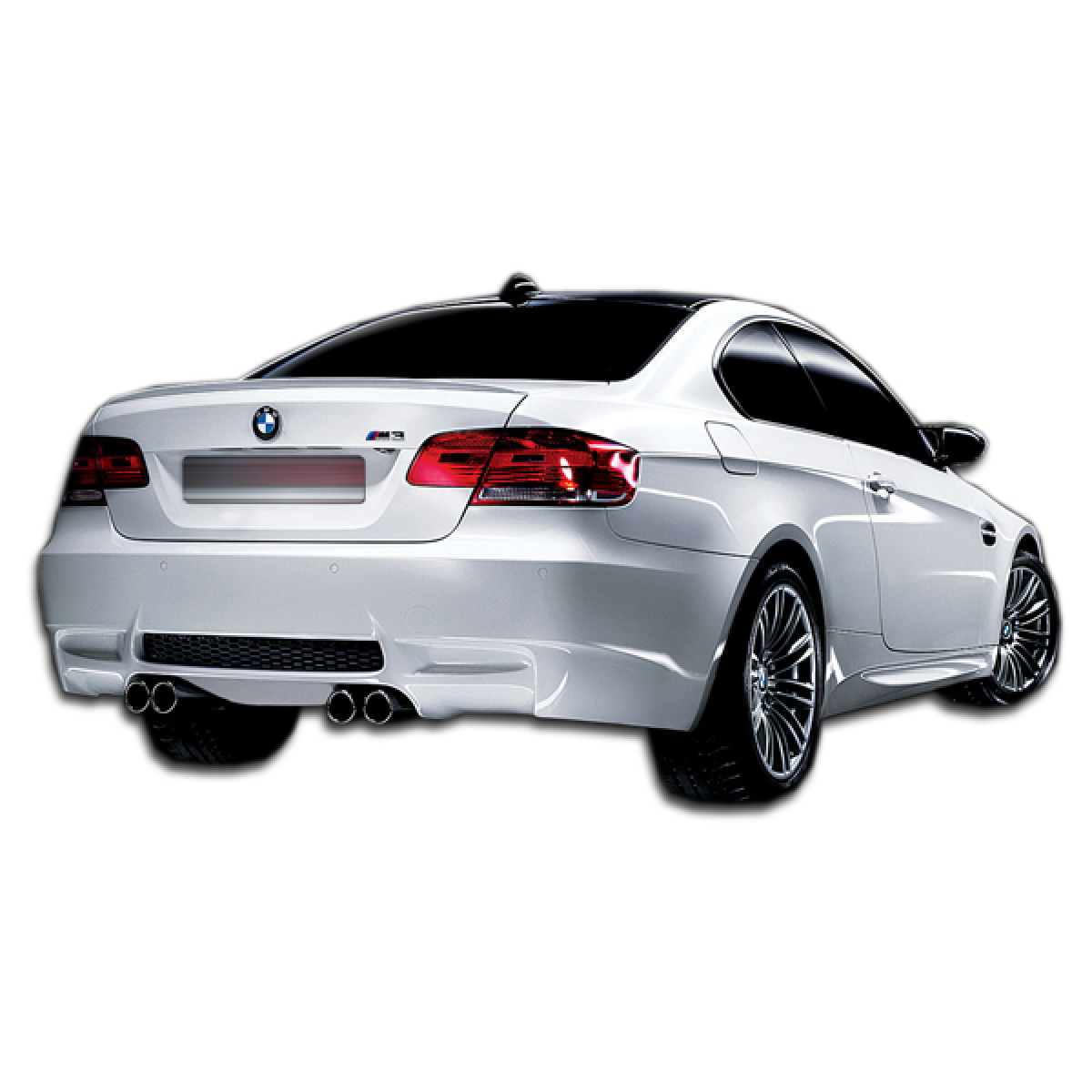 Modify your BMW 3-Series 2007 with our Exterior/Complete Body Kits - Rear angle of a BMW 3 Series E92