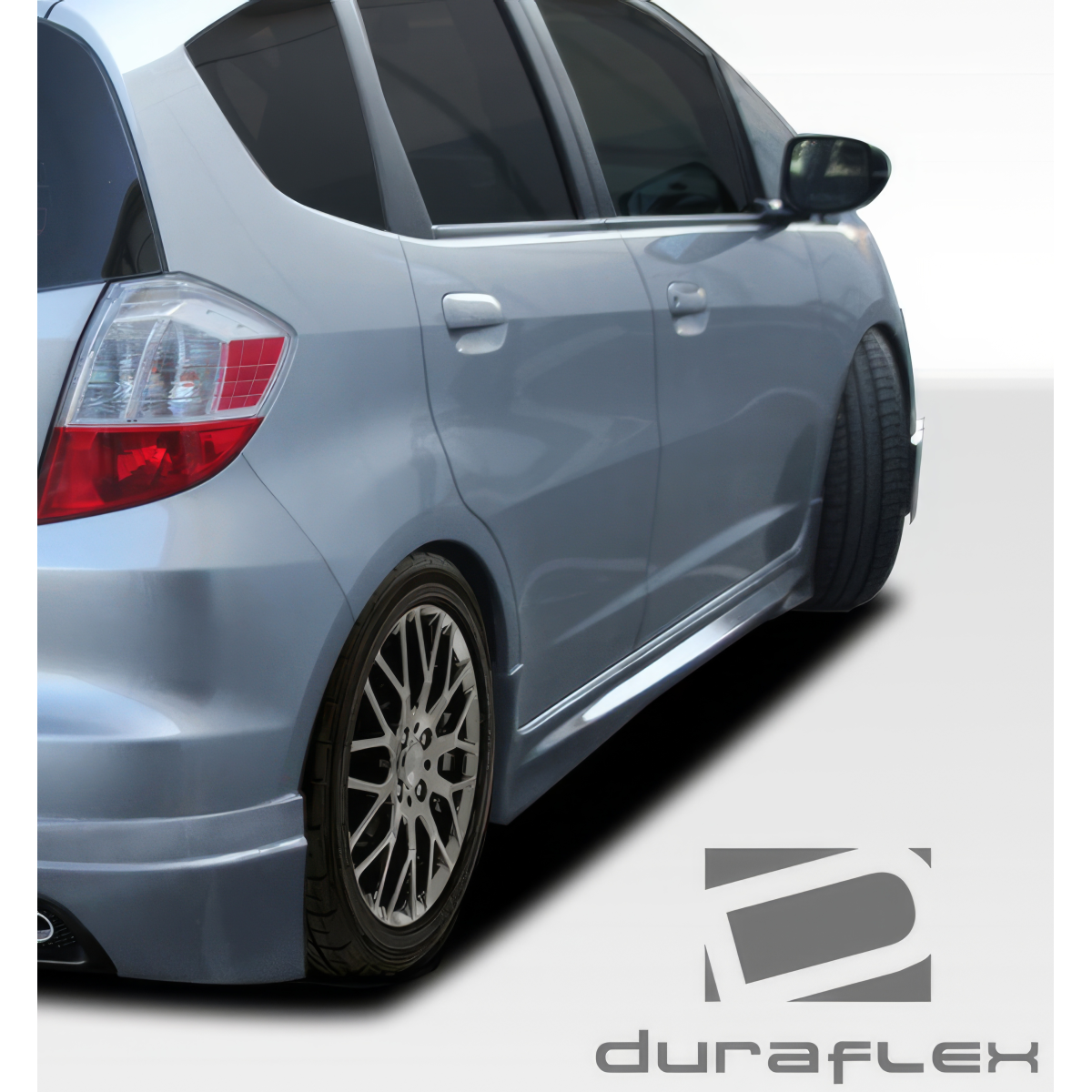 Modify your Honda Fit 2009 with our Exterior/Side Skirts - The angle shows the side profile view