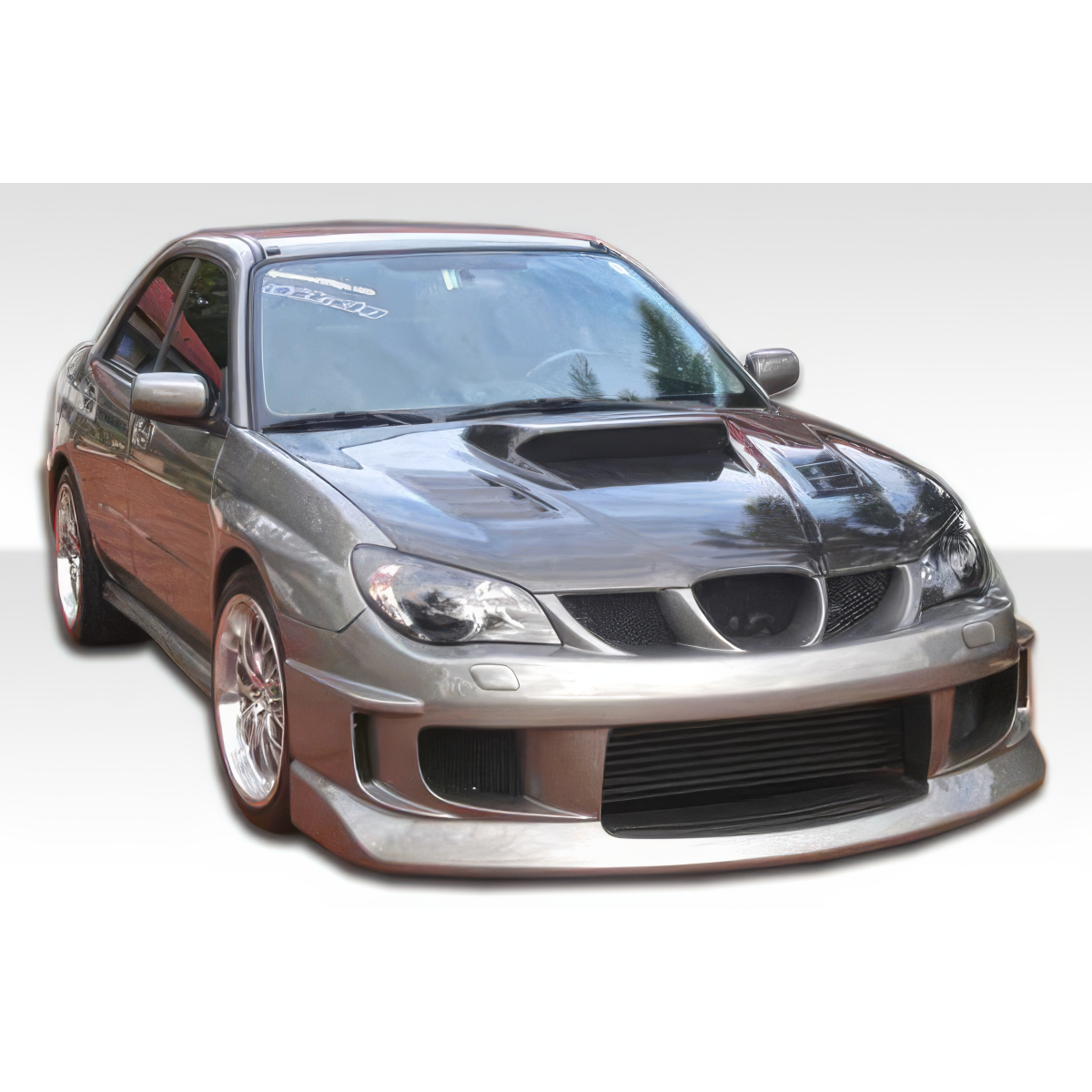 Modify your Subaru Impreza 2006 with our Exterior/Front Bumpers or Lips - Front angle view of vehicle part