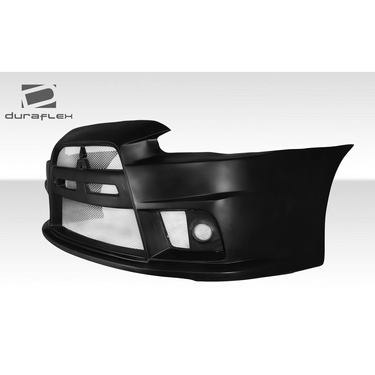 Modify your Mitsubishi Lancer 2008 with our Exterior/Complete Body Kits - Angled view of front bumper for Lancer