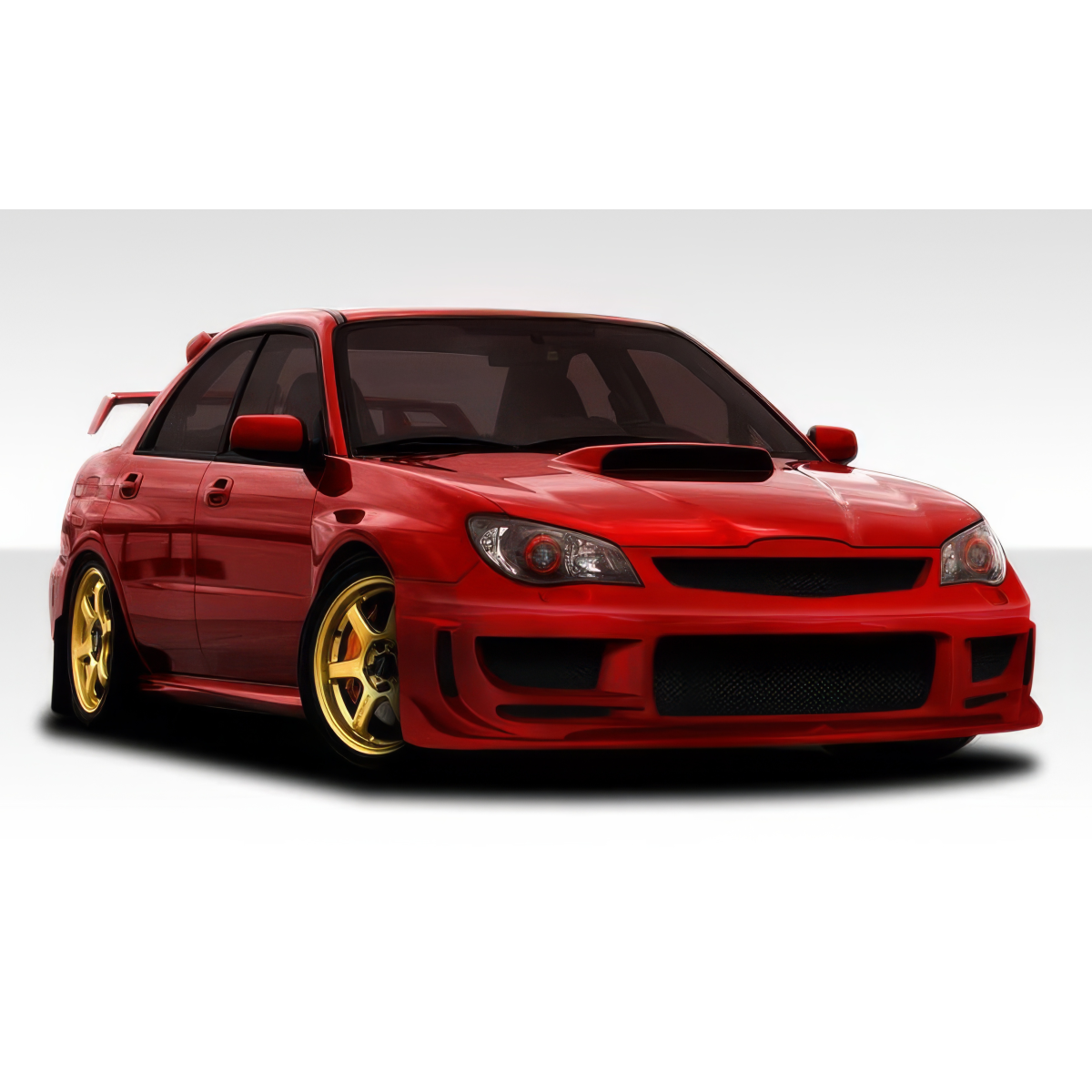 Modify your Subaru Impreza 2006 with our Exterior/Complete Body Kits - Front three quarter angle view of the vehicle