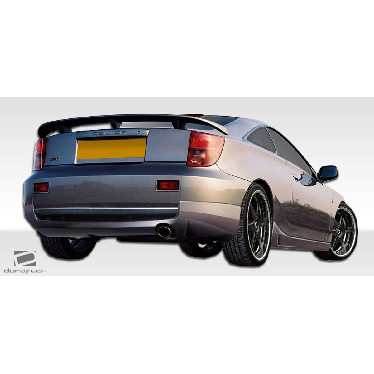 Modify your Toyota Celica 2000 with our Exterior/Side Skirts - Rear angle showing side skirts of vehicle