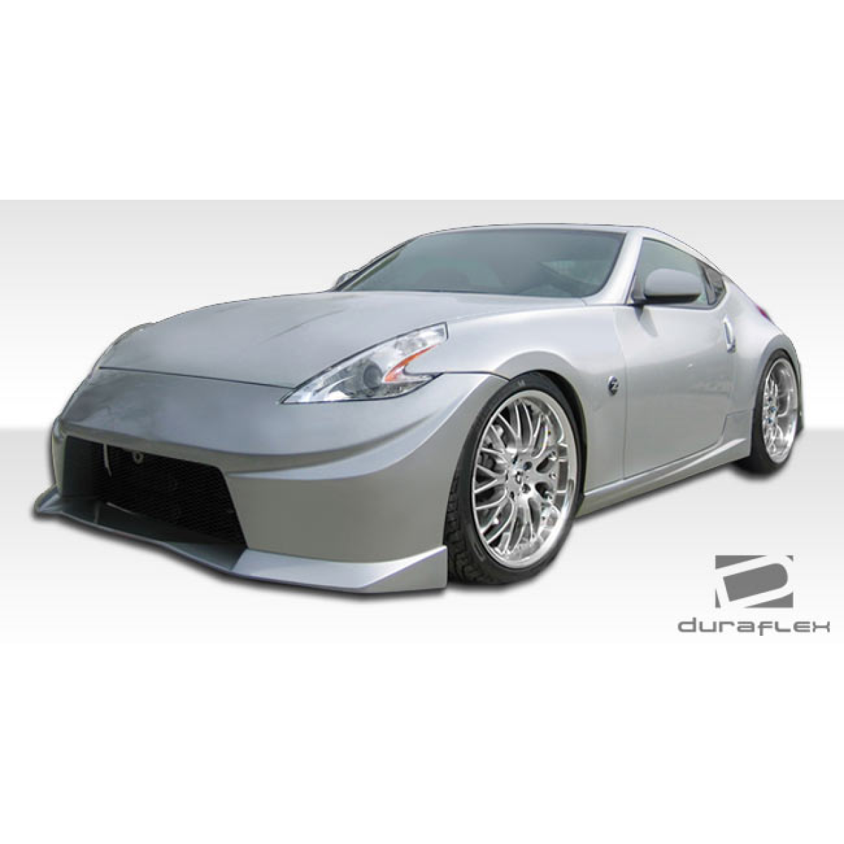 Modify your Nissan 370Z 2009 with our Exterior/Front Bumpers or Lips - Front view angle showcasing the bumper design