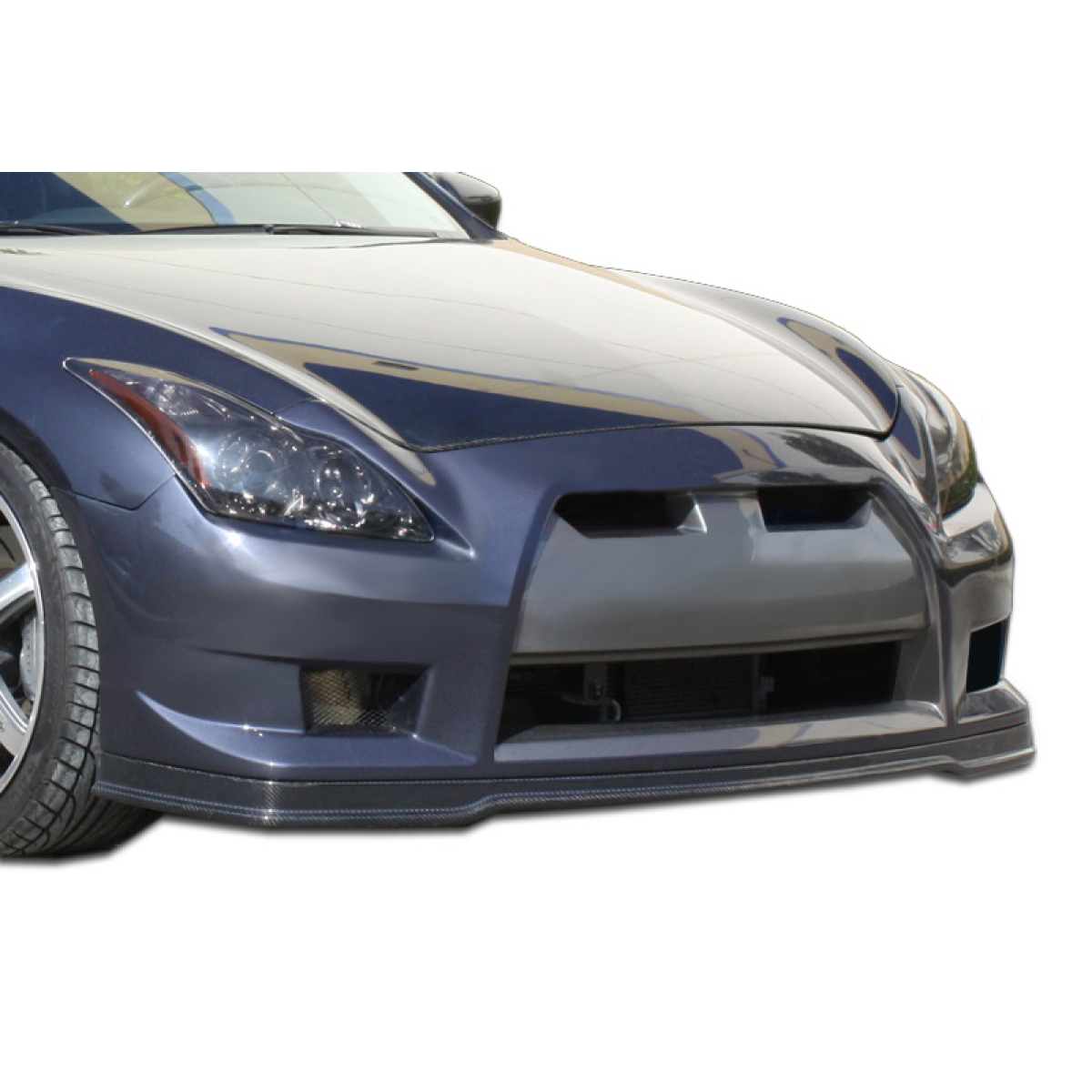 Modify your Infiniti G37 2008 with our Exterior/Complete Body Kits - Front view angle of vehicle part