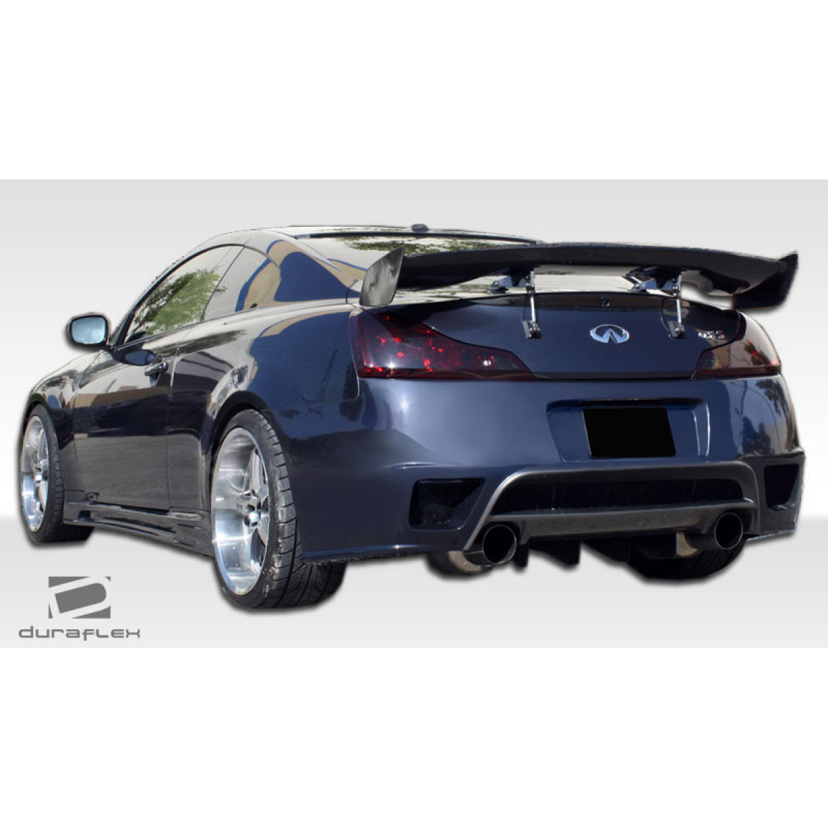 Modify your Infiniti G37 2008 with our Exterior/Complete Body Kits - Rear angle view of the Infiniti G37