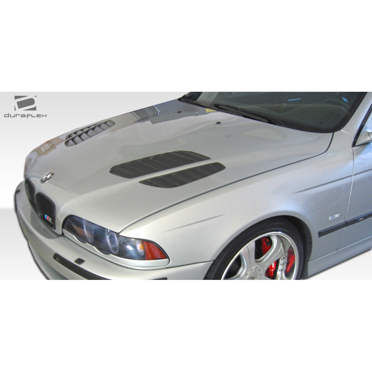 Modify your BMW 5-Series 1997 with our Exterior/Hoods - Top down view of BMW 5 Series hood