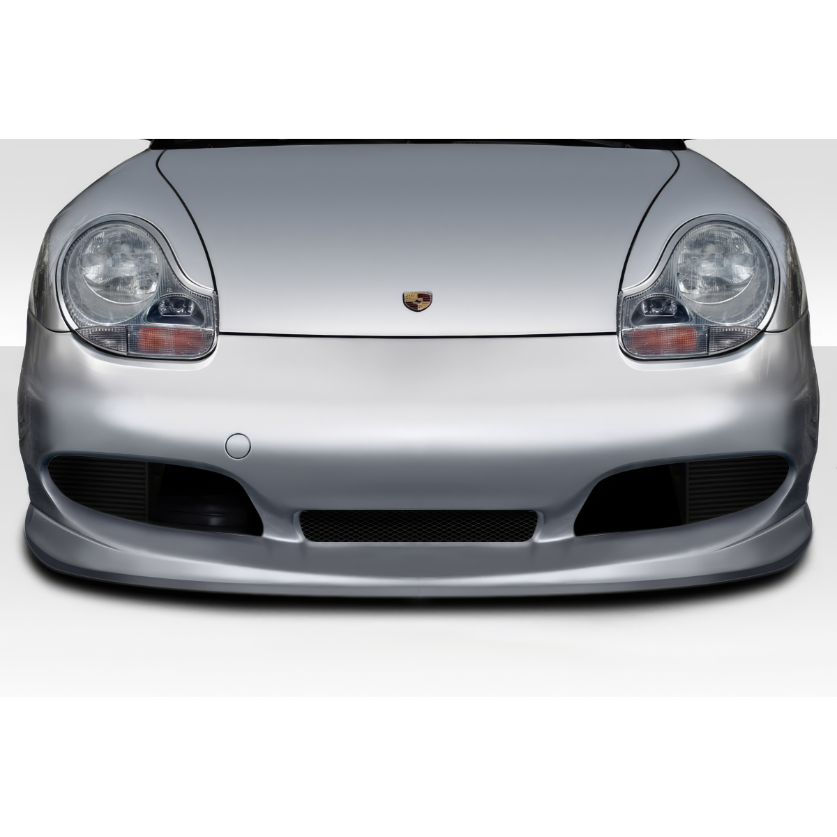 Modify your Porsche 911 1999 with our Exterior/Front Bumpers or Lips - Front view of the vehicle showing the bumper