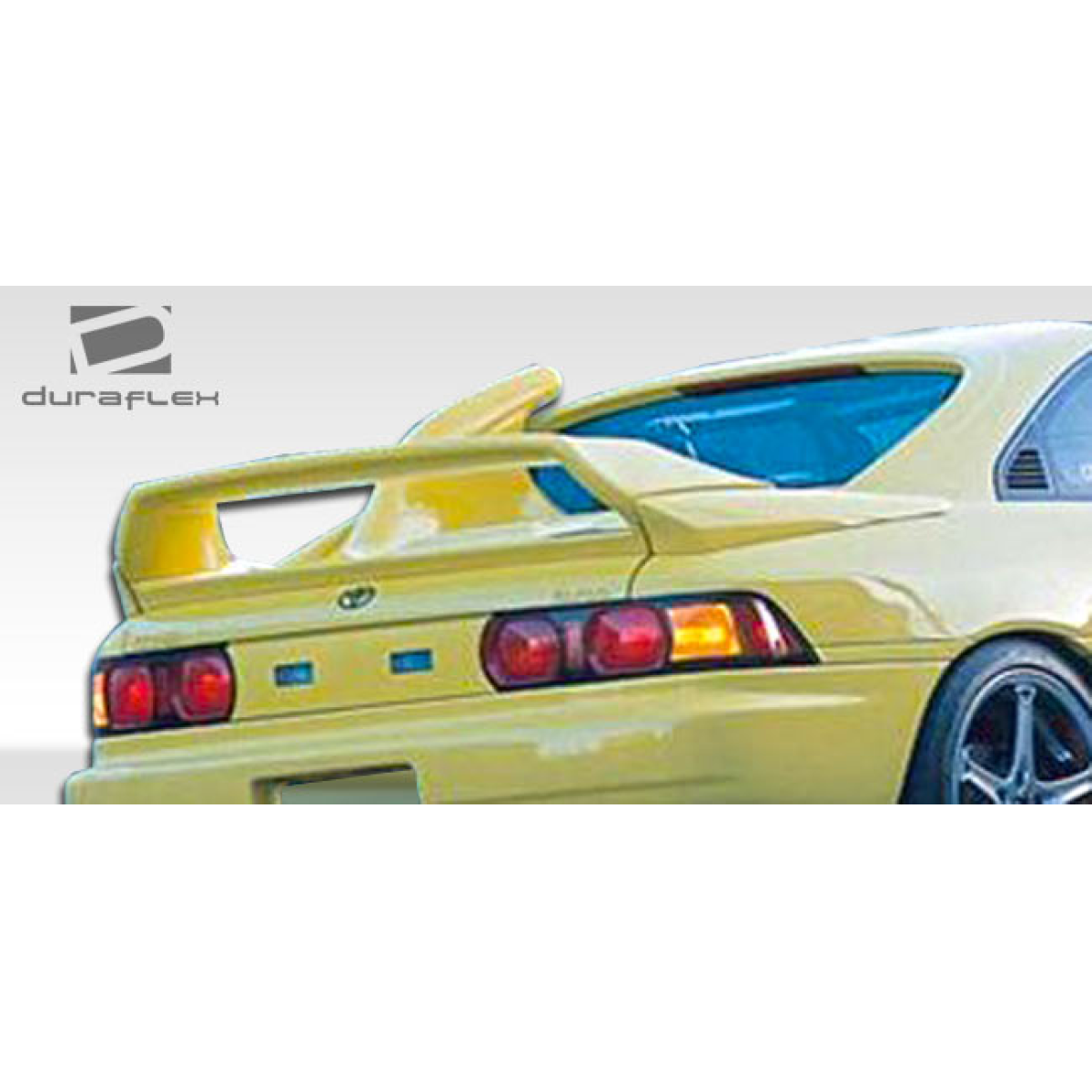 Modify your Toyota MR2 1991 with our Exterior/Wings - Rear angle showing trunk lid spoiler and taillights