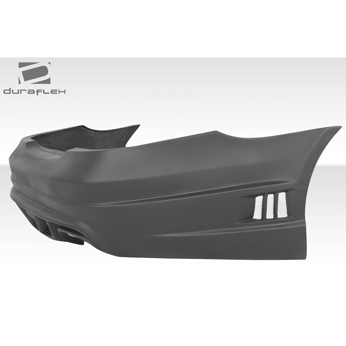 Modify your Mercedes-Benz CLS-Class 2006 with our Exterior/Complete Body Kits - Side angle view of rear bumper part