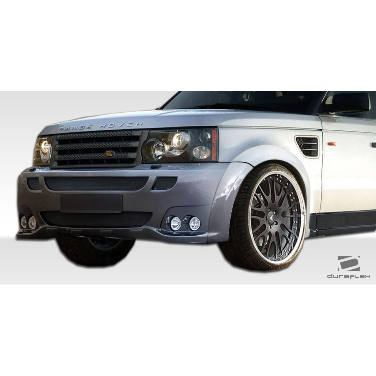 Modify your Land Rover Range Rover Sport 2006 with our Exterior/Front Bumpers or Lips - Front angle view of vehicle part