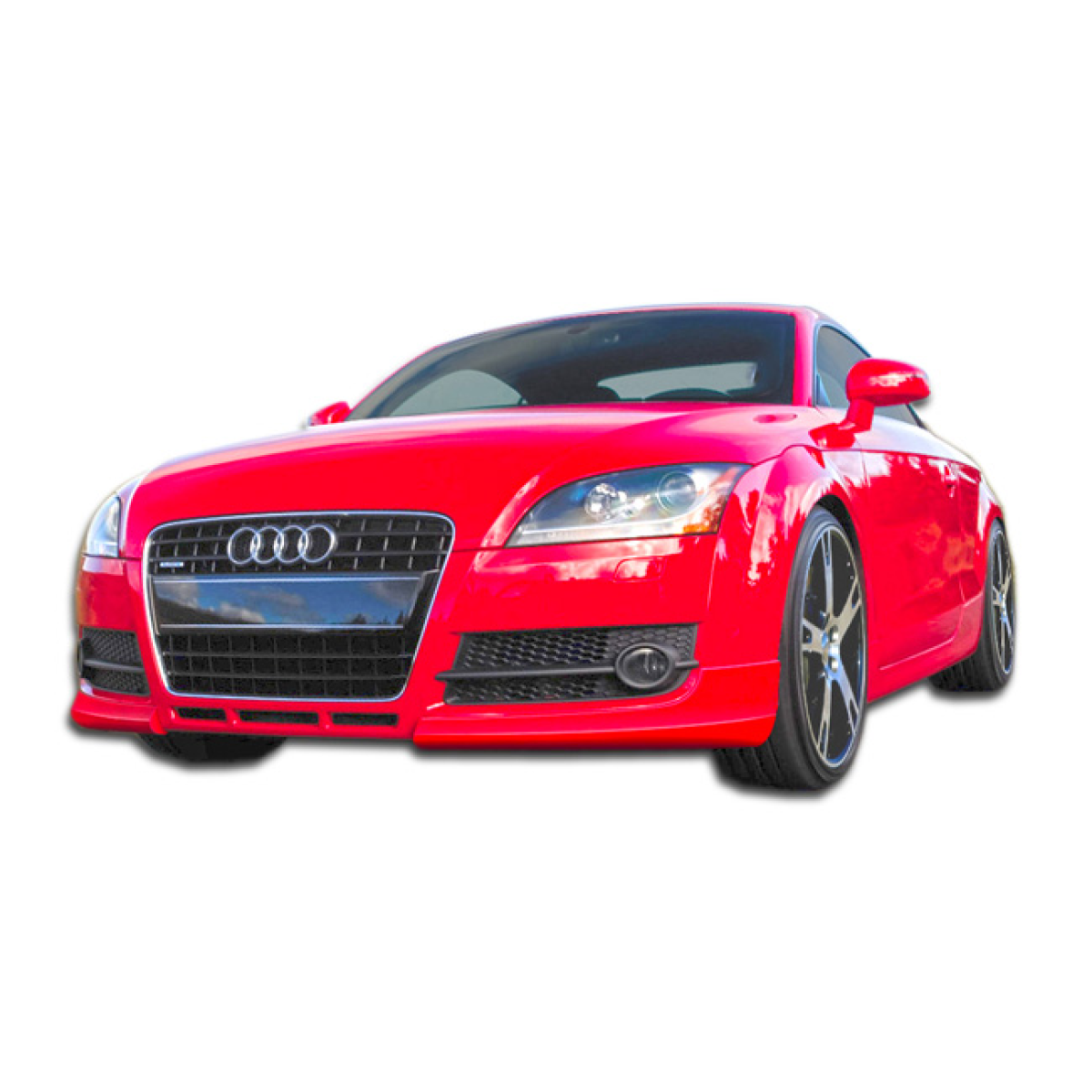 Modify your Audi TT 2008 with our Exterior/Rear Bumpers or Lips - Vehicle seen from a low front angle