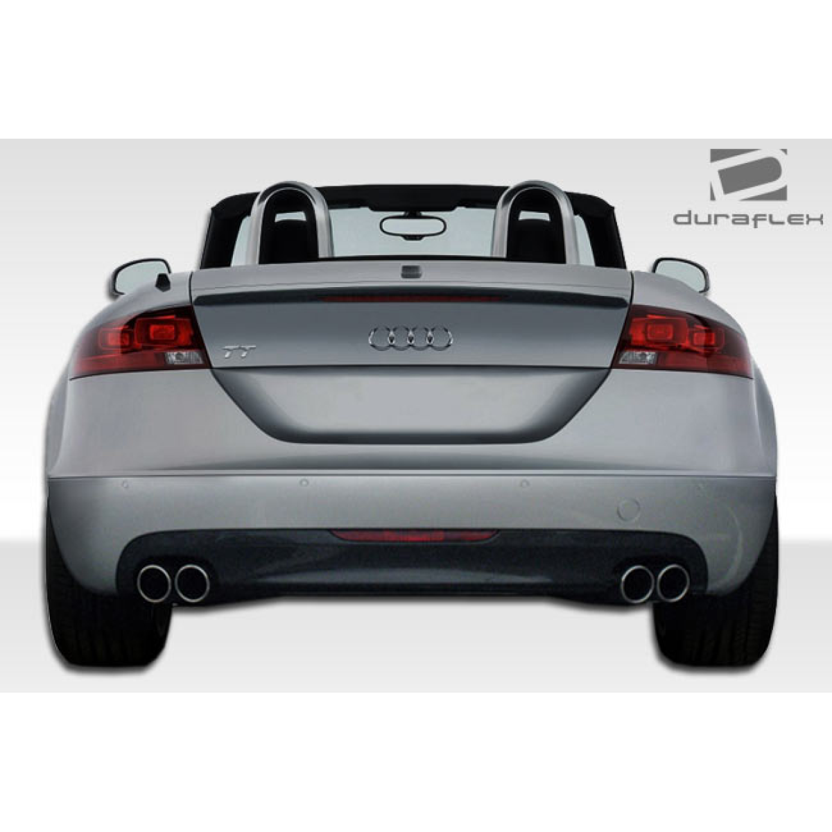 Modify your Audi TT 2008 with our Exterior/Wings - Rear view angle of the Audi TT vehicle