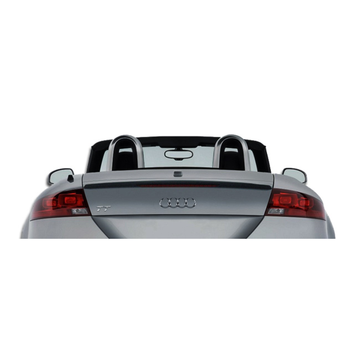 Modify your Audi TT 2008 with our Exterior/Wings - Rear view at a slightly elevated angle